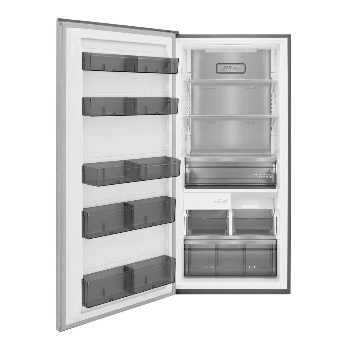 Congélateur vertical Inox 33PO