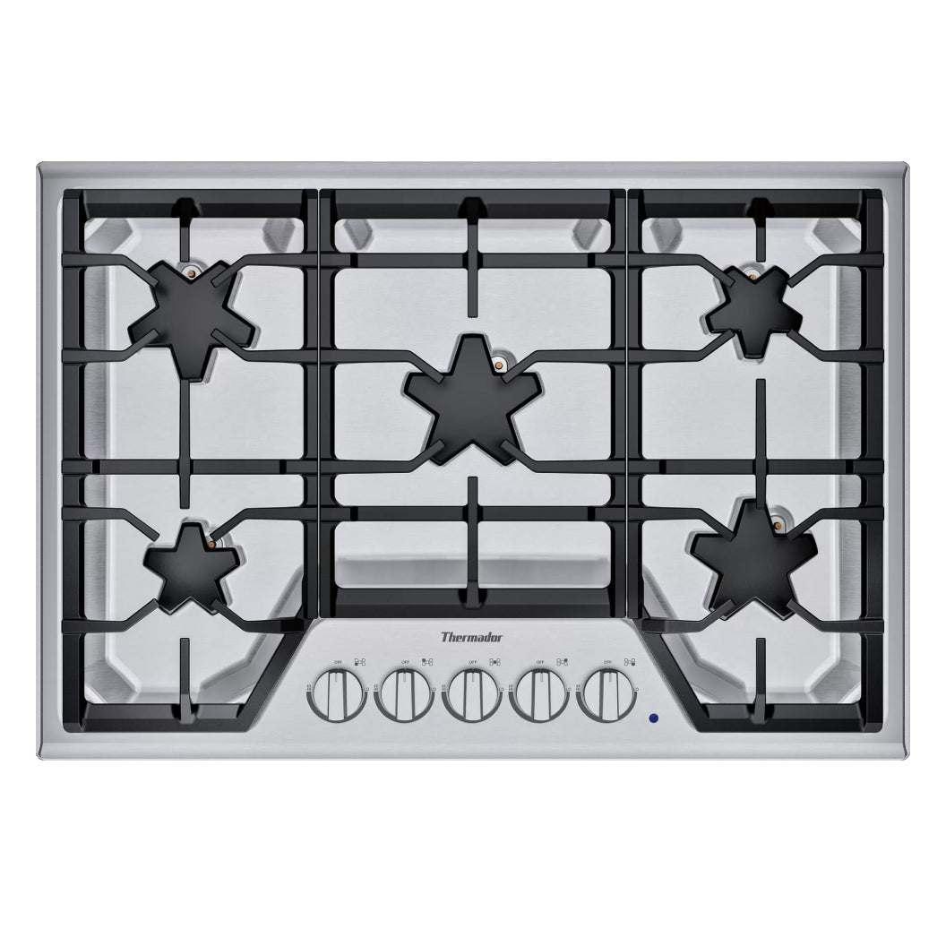 Plaque de cuisson au gaz 30 po. avec 5 brûleurs