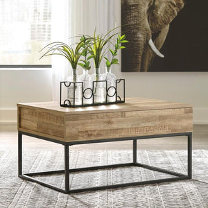 Table basse en bois naturel - Gerdanet