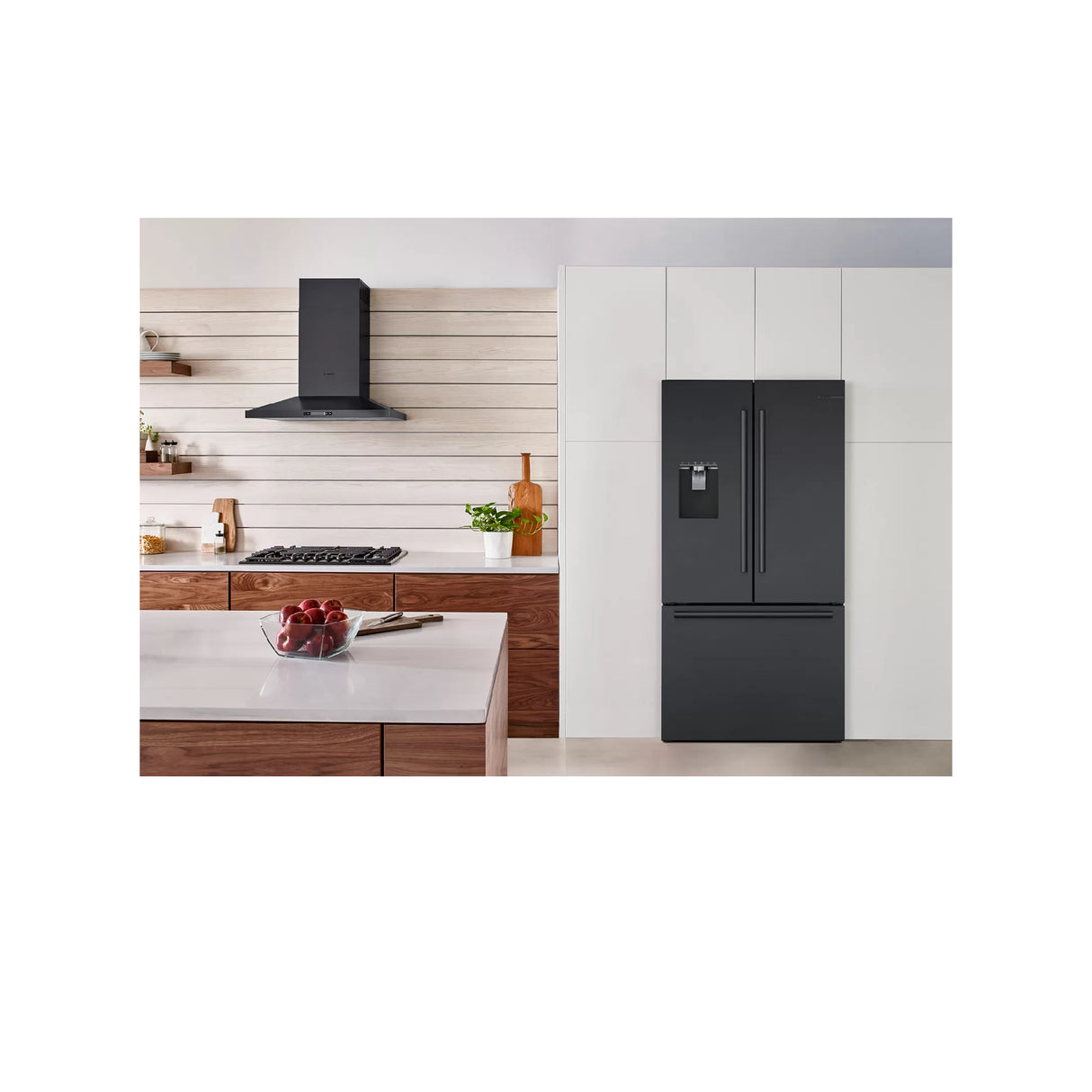 REFRIGERATEUR PORTES FRANÇAISES 36PO INOX NOIR