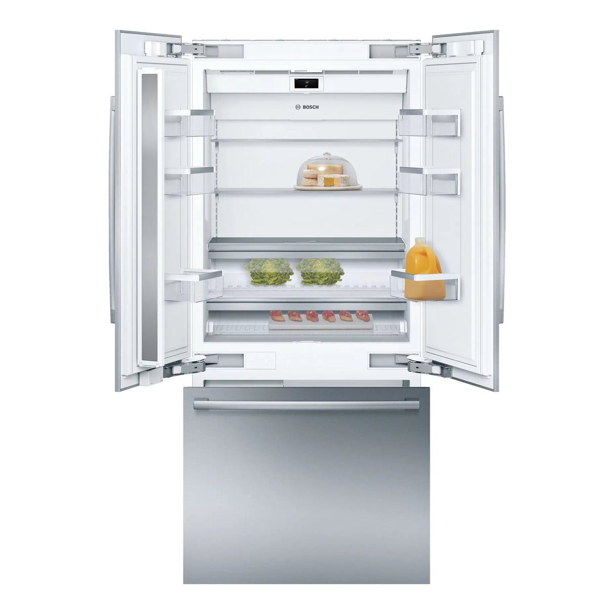 Réfrigérateur portes françaises Inox 36po