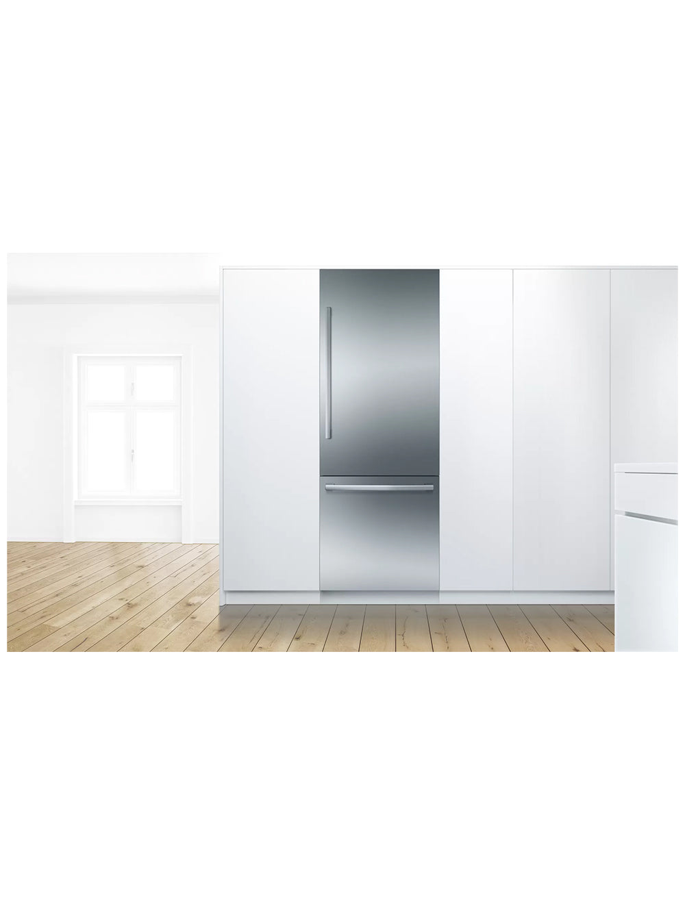 Réfrigérateur encastré 2 portes Inox 30po