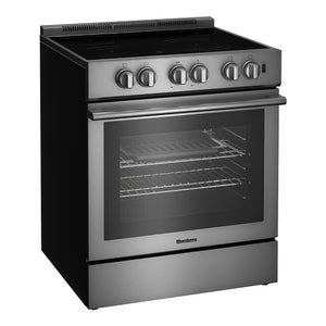 Cuisinière électrique encastrable 30 po, 5,7 pi³ Inox avec vitrocéramique et Convection