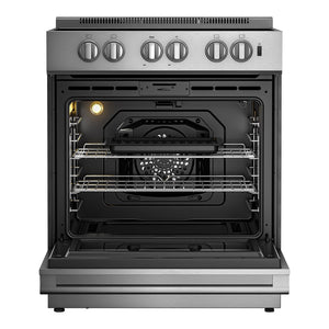 Cuisinière électrique encastrable 30 po, 5,7 pi³ Inox avec vitrocéramique et Convection
