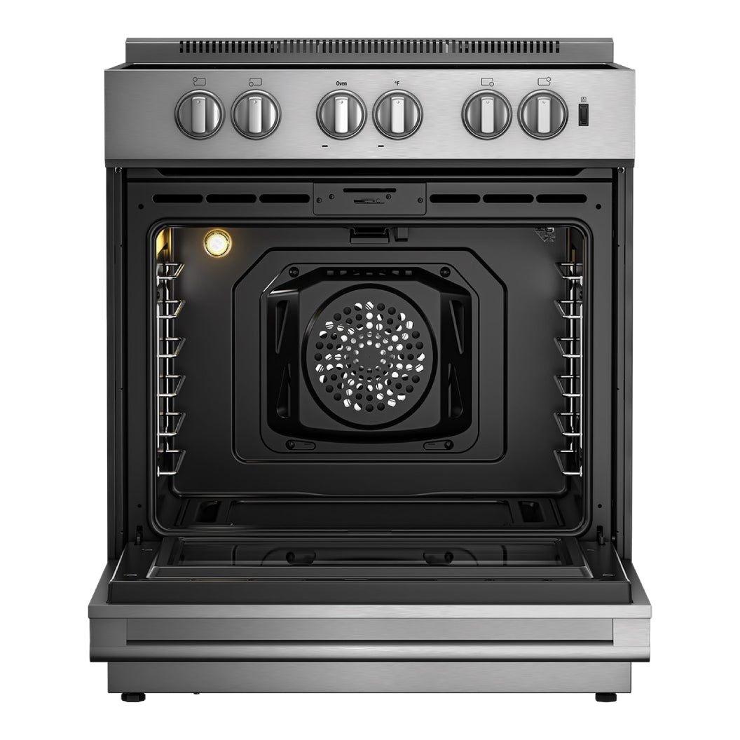 Cuisinière électrique encastrable 30 po, 5,7 pi³ Inox avec vitrocéramique et Convection
