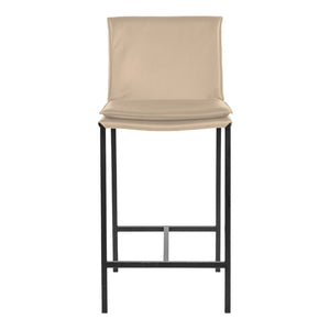 Tabouret de comptoir en cuir - Aria