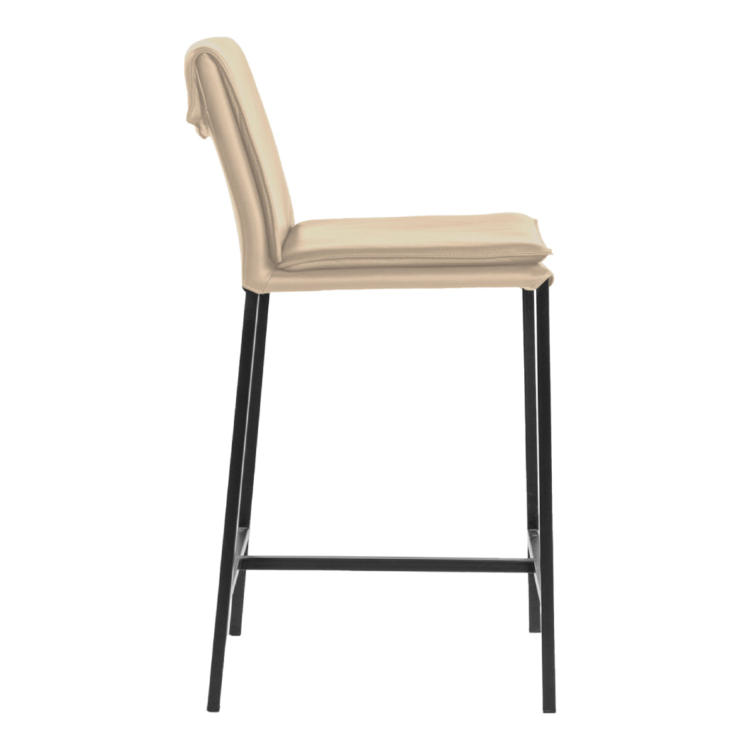 Tabouret de comptoir en cuir - Aria
