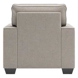 Fauteuil en tissu gris pierre - Greaves