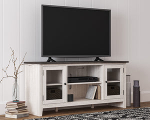 Meuble de télévision avec option de foyer électrique - Dorrinson