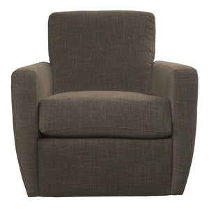 Fauteuil en tissu gris foncé berçant - Futura