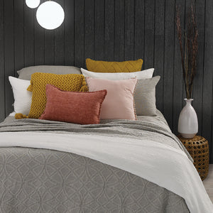 Couverture en coton gris Grand - Römer