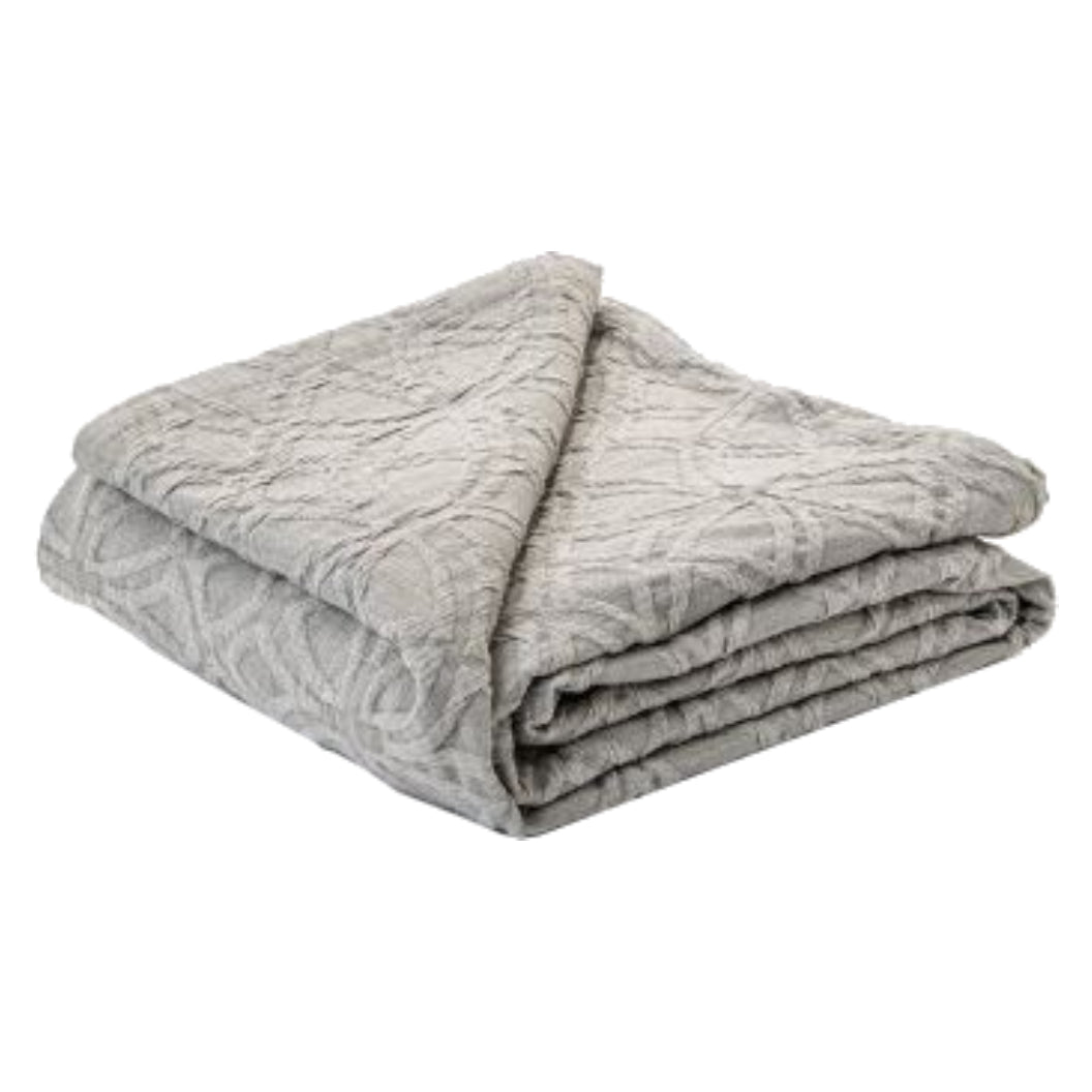 Couverture en coton gris Grand - Römer