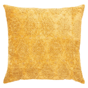 Coussin 25 x 25 po en tissu chenille - Toro