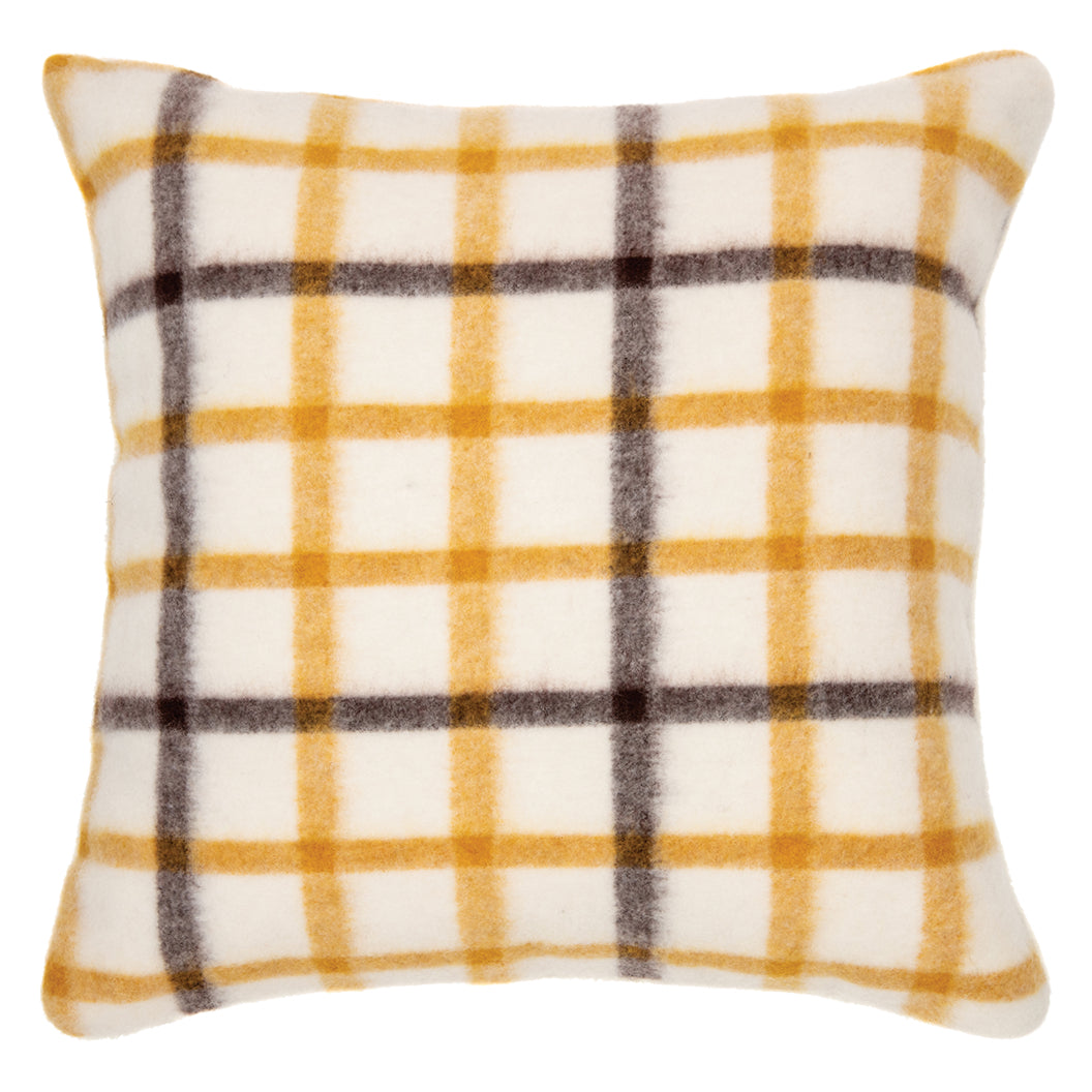 Coussin 20 x 20 po en polyester blanc - Scottish
