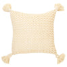 Coussin 20 x 20 po en tricot acrylique - Shiva