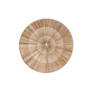 Décoration murale ronde en jute naturel - Arianna