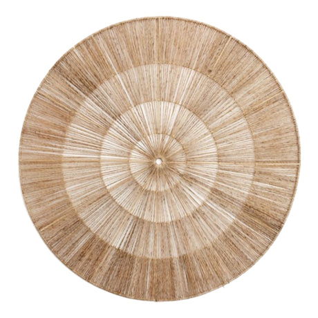 Décoration murale ronde en jute naturel - Arianna