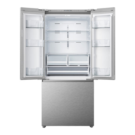 Réfrigérateur porte française 30 po 3 portes Inox
