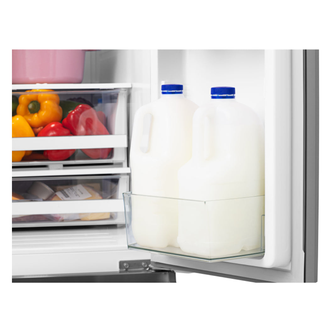 Réfrigérateur porte française 30 po 3 portes 20,8 pi³ Inox Fonction Super Cool / Super Freeze
