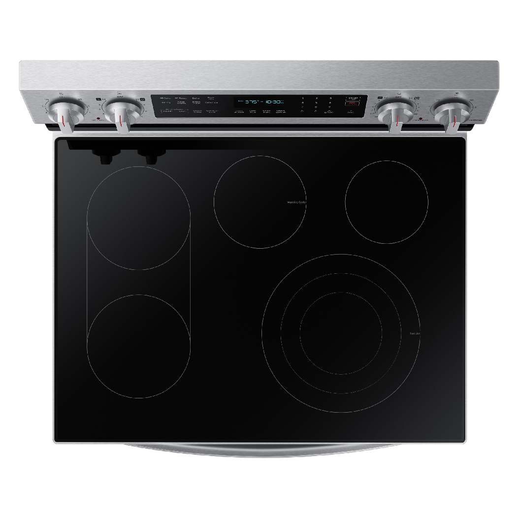 Cuisinière 30 po, 6,3 pi³ Inox avec Intelligence artificielle et Air Fry