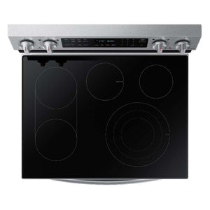 Cuisinière 30 po, 6,3 pi³ Inox avec Intelligence artificielle et Air Fry