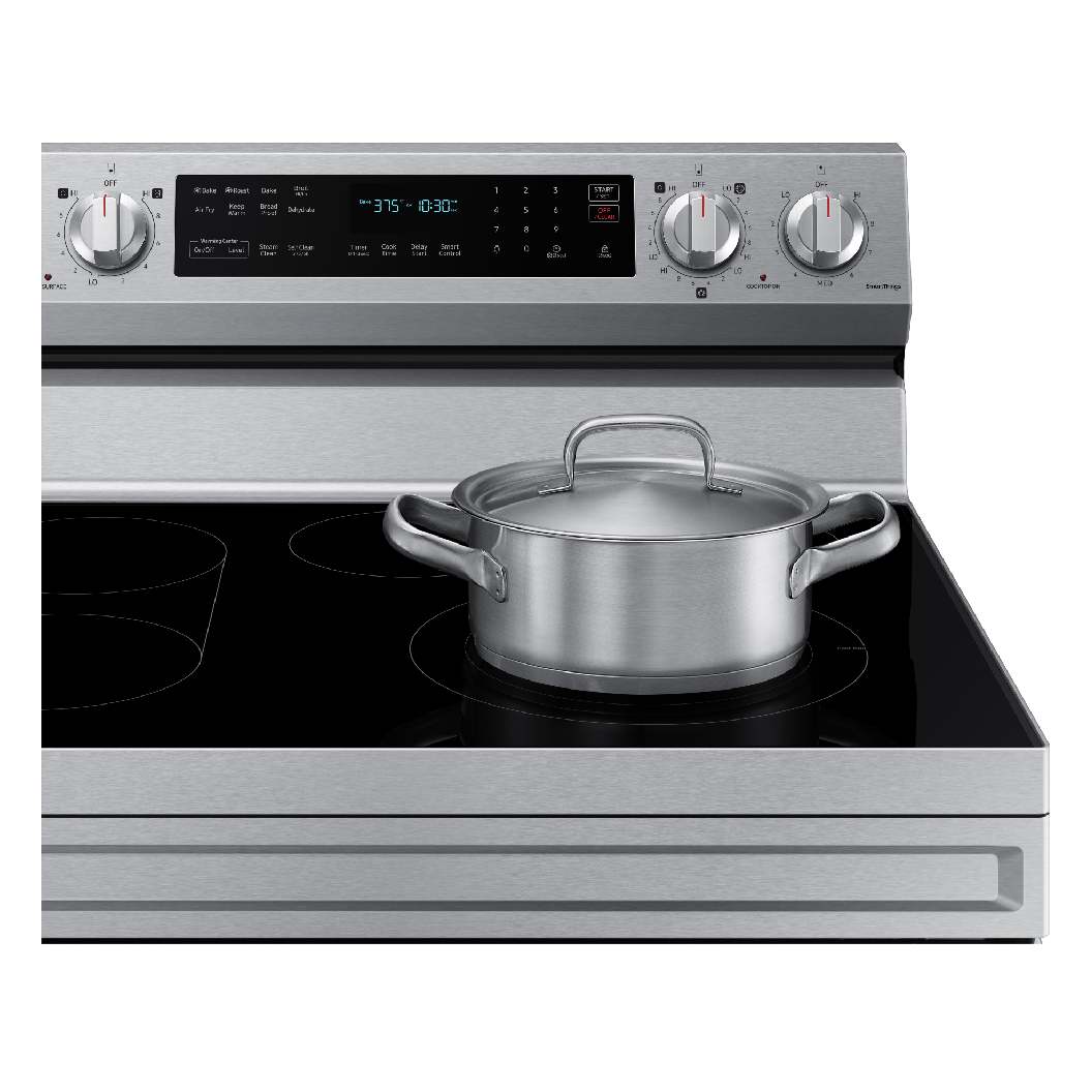 Cuisinière 30 po, 6,3 pi³ Inox avec Intelligence artificielle et Air Fry