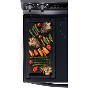 Cuisinière 30 po, 6,3 pi³ Inox avec Intelligence artificielle et Air Fry