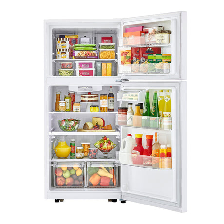 Réfrigérateur congélateur haut Blanc 30po