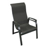 Chaise empilable en tissu avec une structure en aluminium - Kaza