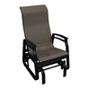 Chaise berçante en tissu avec une structure en aluminium - Kaza