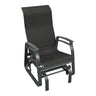 Chaise berçante en tissu avec une structure en aluminium - Kaza