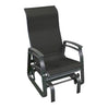 Chaise berçante en tissu avec une structure en aluminium - Kaza