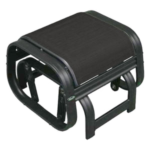 Repose-pieds berçant en tissu avec une structure en aluminium - Kaza