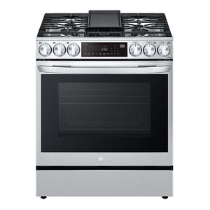 Cuisinière au gaz encastrable 30 po, 6,3 pi³ Inox avec Air Fry et Wi-Fi