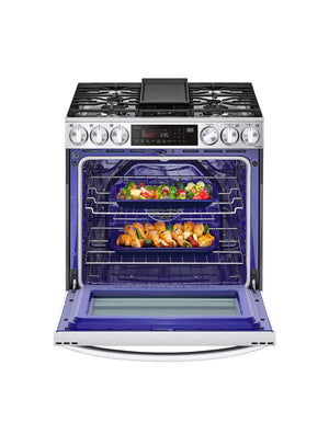 Cuisinière au gaz encastrable 30 po. 6,3 pi³ Inox