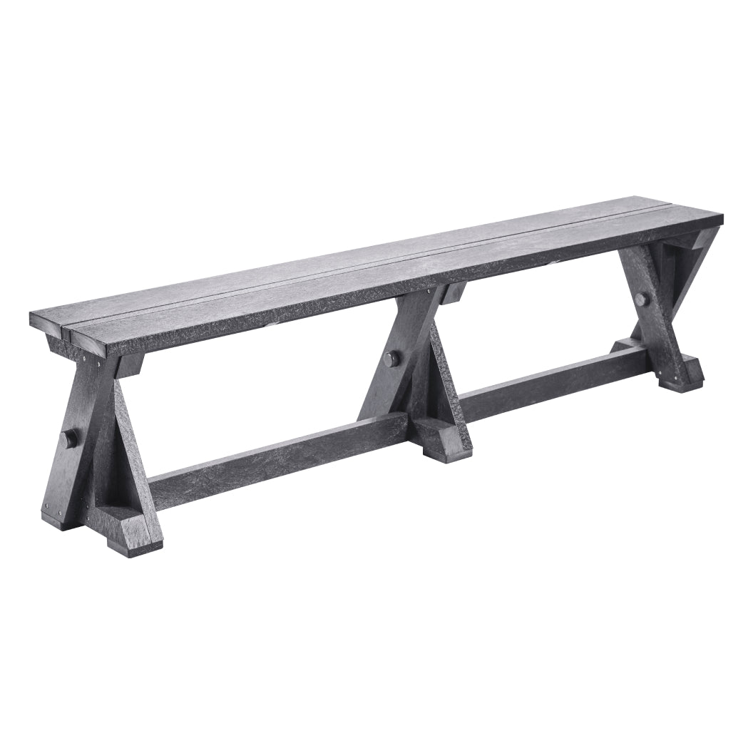 Banc extérieur en plastique recyclé - Harvest B201