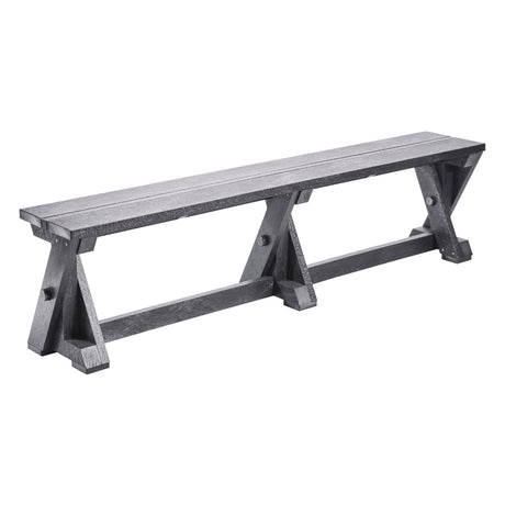 Banc extérieur en plastique recyclé - Harvest B201