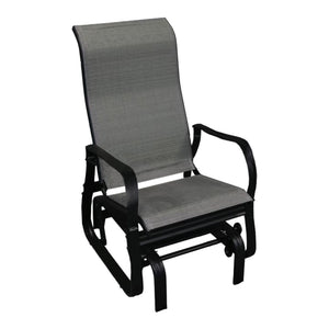 Chaise berçante en tissu avec une structure en aluminium - St-Laurent