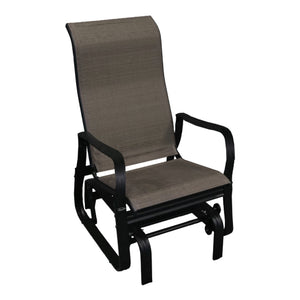 Chaise berçante en tissu avec une structure en aluminium - St-Laurent