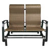 Banc oscillant en tissu avec une structure en aluminium - Kaza