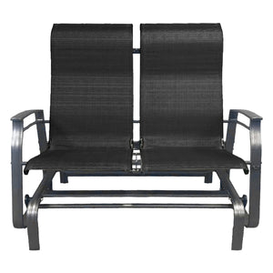 Banc oscillant en tissu avec une structure en aluminium - Kaza