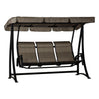 Balancelle 3 places en tissu avec une structure en aluminium - Kaza