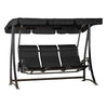 Balancelle 3 places en tissu avec une structure en aluminium - Kaza