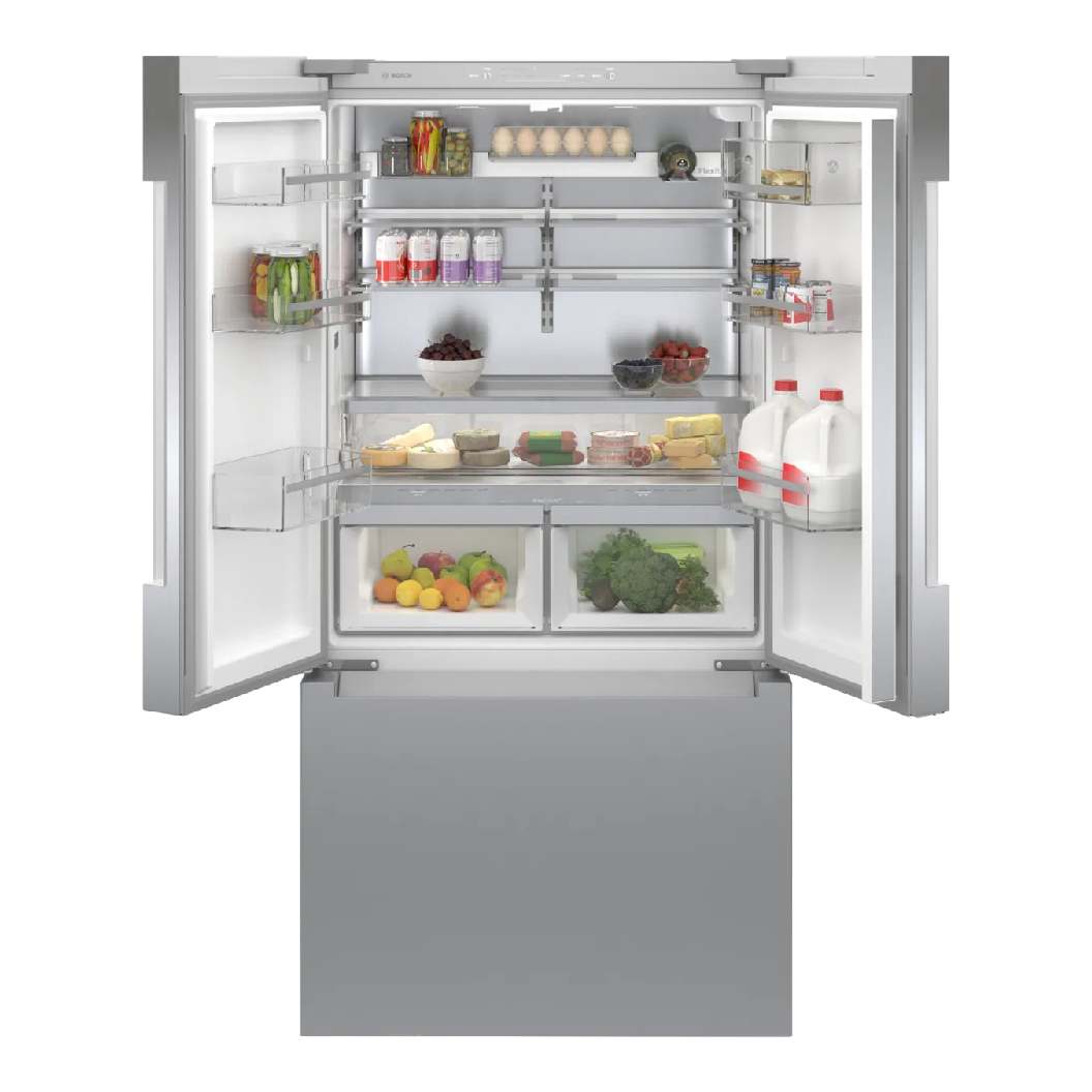 Réfrigérateur porte française 36 po, 20,8 pi³ Inox, 3 portes - Série 800