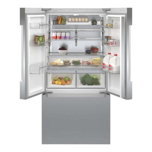 Réfrigérateur porte française 36 po, 20,8 pi³ Inox, 3 portes - Série 800