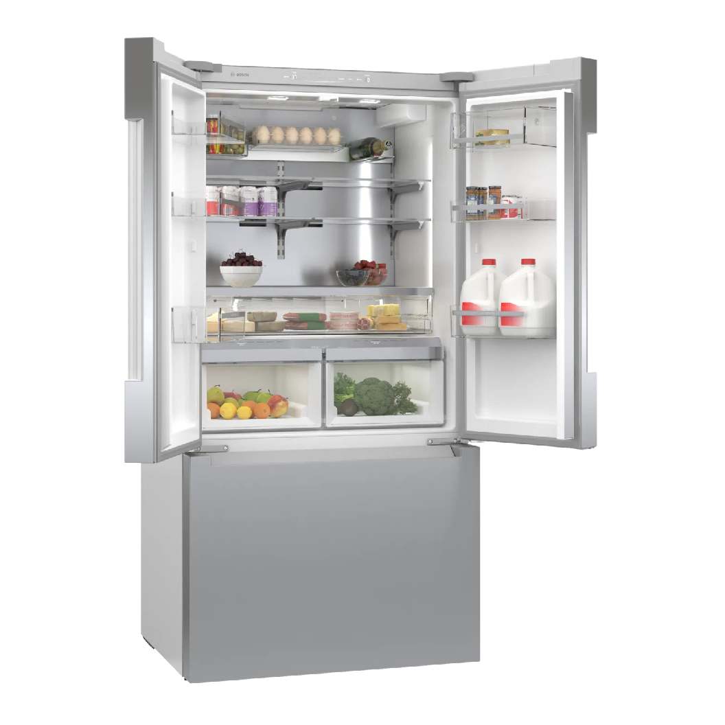 Réfrigérateur porte française 36 po, 20,8 pi³ Inox, 3 portes - Série 800