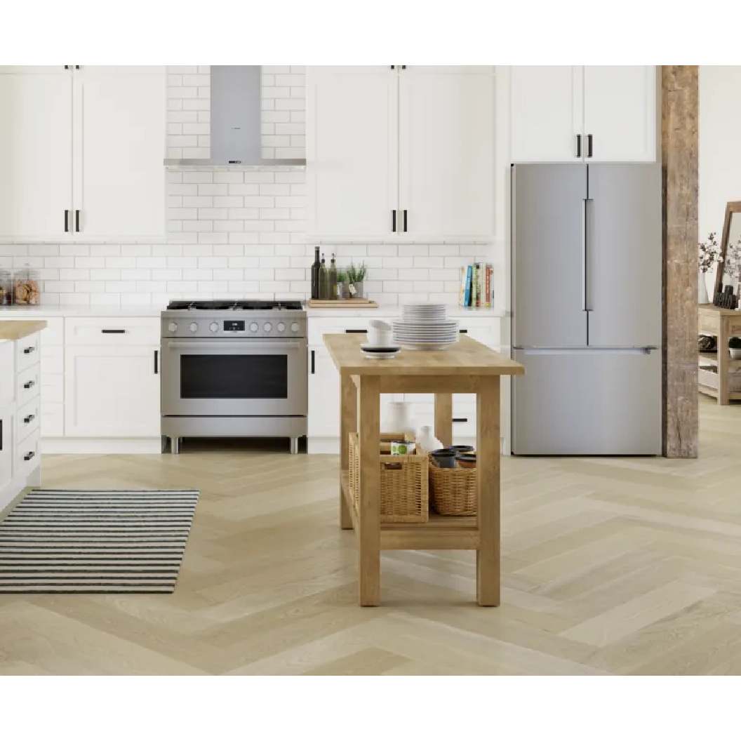 Réfrigérateur porte française 36 po, 20,8 pi³ Inox, 3 portes - Série 800