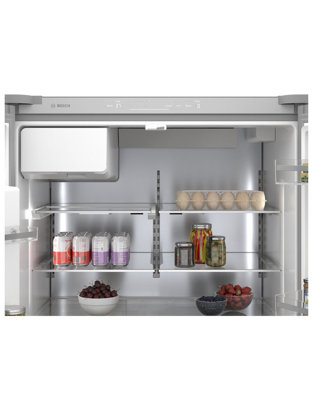 Réfrigérateur portes françaises inox 36po