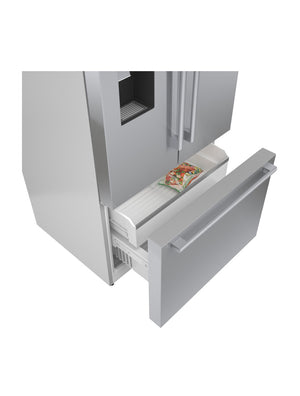 Réfrigérateur portes françaises inox 36po