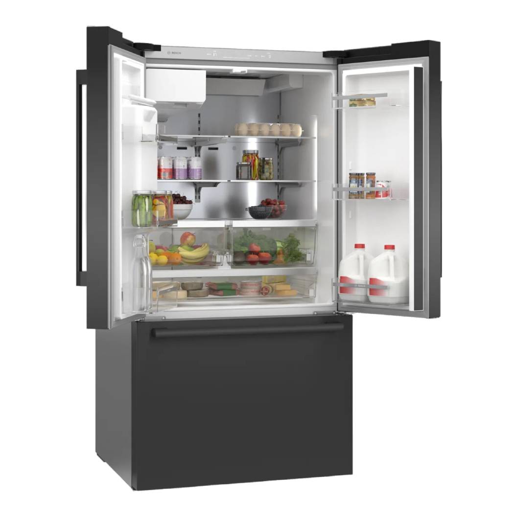 Réfrigérateur porte française 36 po 3 portes Inox noir - Série 500